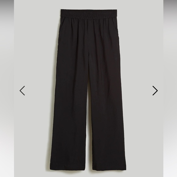 Madewell Petite Carley Wide-Leg Pant in Softdrape - Picture 2 of 6